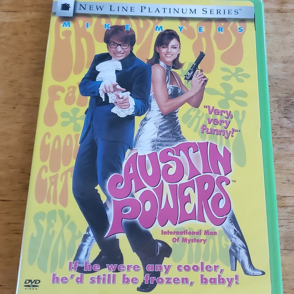 Austin Powers: International Man of Mystery 1997 spy‎ comedy film DVD Sealed